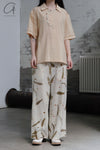 Archivio J.M.Ribot Natural dyed trousers PA30/W/EP